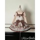 Alice Girl Bear Chocolate Salopette and JSK(1st Pre-Order/Full Payment Without Shipping)